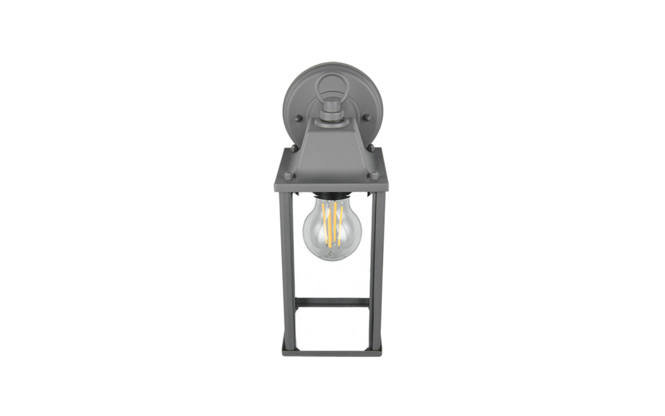 Trio Lighting Trio OLONA wandlamp | E27 Fitting | antraciet | 11,5 x 29,5 cm | IP23 | excl. 1x E27 | max. 40W