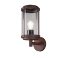 Trio Lighting Trio TANARO wandlamp | E27 Fitting | roestkleur | 14,5 x 32,5 cm | IP44 | excl. 1x E27 | max. 40W