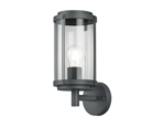 Trio Lighting Trio TANARO wandlamp | E27 Fitting | antraciet | 14,5 x 32,5 cm | IP44 | excl. 1x E27 | max. 40W
