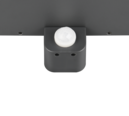 Trio Lighting Trio GARONNE wandlamp | E27 Fitting | antraciet met transparant | 14 x 29 cm | IP44 | excl. 1x E27 | max. 60W