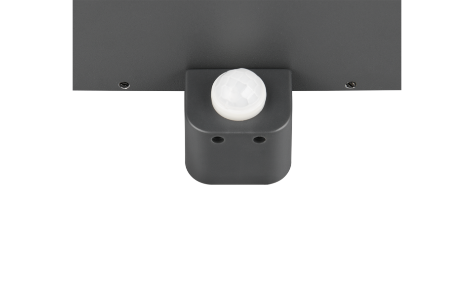 Trio Lighting Trio GARONNE wandlamp | E27 Fitting | antraciet met transparant | 14 x 29 cm | IP44 | excl. 1x E27 | max. 60W