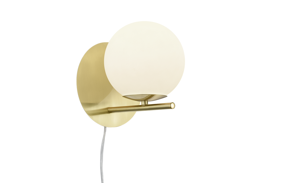 Trio Lighting Trio PURE wall light | 1x E14 max 40W | IP20 | 20.6 cm