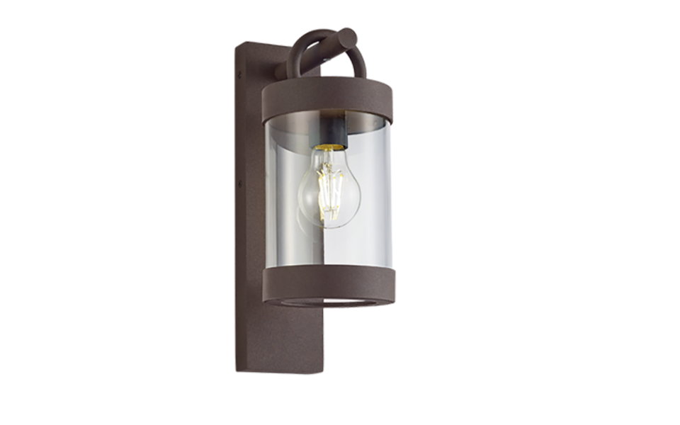 Trio Lighting Trio SAMBESI wandlamp | E27 Fitting | roestkleur | 12,5 x 33 cm | IP44 | excl. 1x E27 | max. 28W Trio Lighting Trio SAMBESI wandlamp | E27 Fitting | roestkleur | 12,5 x 33 cm | IP44 | excl. 1x E27 | max. 28W