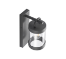 Trio Lighting Trio SAMBESI wandlamp | E27 Fitting | antraciet | 12,5 x 33 cm | IP44 | excl. 1x E27 | max. 28W