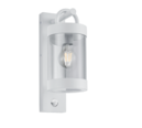 Trio Lighting Trio SAMBESI wandlamp | E27 Fitting | wit mat met transparant | 12,5 x 33 cm | IP44 | excl. 1x E27 | max. 28W