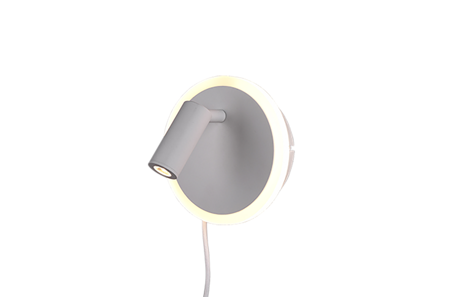 Trio Lighting Trio JORDAN LED wall light | 1x 5W 550 lm 3000K | chrome | Ø 15 cm | IP20 Trio Lighting Trio JORDAN LED wall light | 1x 5W 550 lm 3000K | chrome | Ø 15 cm | IP20