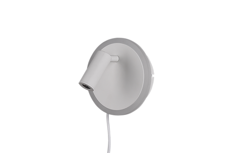 Trio Lighting Trio JORDAN wandlamp | LED | wit mat | Ø 15 cm | IP20 | 5W,2W | 550 lm, 1x 200 lm | 3000K | niet dimbaar Trio Lighting Trio JORDAN wandlamp | LED | wit mat | Ø 15 cm | IP20 | 5W,2W | 550 lm, 1x 200 lm | 3000K | niet dimbaar