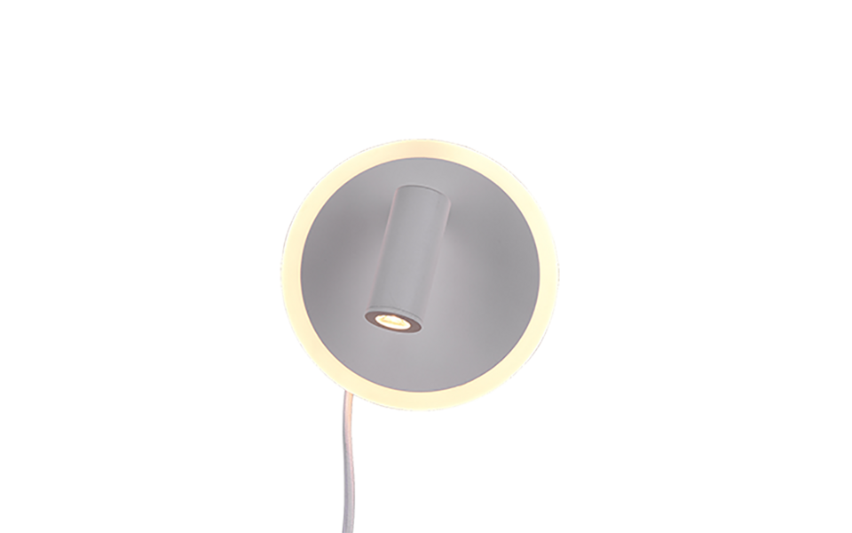 Trio Lighting Trio JORDAN LED wall light | 1x 5W 550 lm 3000K | chrome | Ø 15 cm | IP20 Trio Lighting Trio JORDAN LED wall light | 1x 5W 550 lm 3000K | chrome | Ø 15 cm | IP20