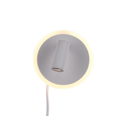 Trio Lighting Trio JORDAN LED wall light | 1x 5W 550 lm 3000K | chrome | Ø 15 cm | IP20