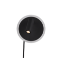 Trio Lighting Trio JORDAN LED wall light | 1x 5W 550 lm 3000K | black | Ø 15 cm | IP20