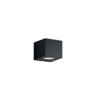 Trio CORDOBA wandlamp | LED | mat zwart | 10 x 9 cm | IP44