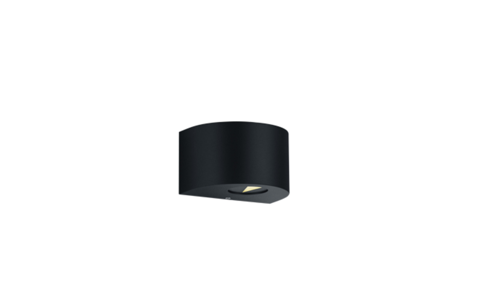 Trio Lighting Trio ROSARIO LED wall light | 2x 2W 200 lm 3000K | black | 9 cm