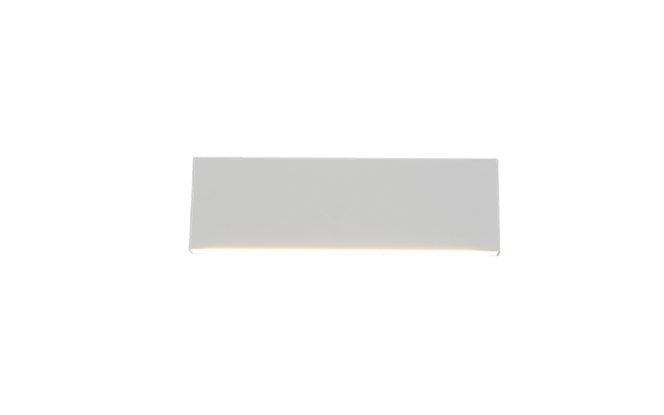 Trio Lighting Trio CONCHA wandlamp | LED | wit mat | 28 x 8 cm | IP20 | 2x 6W | 600 lm | 3000K | niet dimbaar