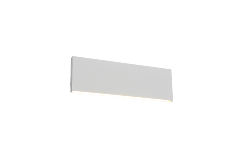 Trio Lighting Trio CONCHA wandlamp | LED | wit mat | 28 x 8 cm | IP20 | 2x 6W | 600 lm | 3000K | niet dimbaar