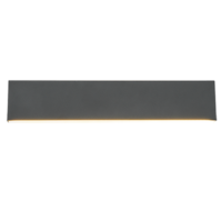 Trio CONCHA wandlamp | LED | antraciet met wit | 47 x 8 cm | IP20 Trio CONCHA wandlamp | LED | antraciet met wit | 47 x 8 cm | IP20