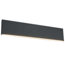 Trio Lighting Trio CONCHA wandlamp | LED | antraciet met wit | 47 x 8 cm | IP20 | 2x 9W | 1000 lm | 3000K | dimbaar