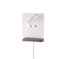 Trio Lighting Trio ELEMENT wandlamp | LED | wit mat | 16 x 20 cm | IP20 | 3W,1,5W | 220 lm, 2x 150 lm | 3000K | niet dimbaar