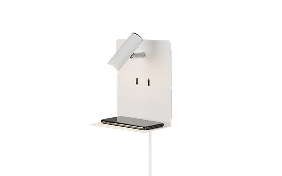 Trio Lighting Trio ELEMENT wandlamp | LED | wit mat | 16 x 20 cm | IP20 | 3W,1,5W | 220 lm, 2x 150 lm | 3000K | niet dimbaar Trio Lighting Trio ELEMENT wandlamp | LED | wit mat | 16 x 20 cm | IP20 | 3W,1,5W | 220 lm, 2x 150 lm | 3000K | niet dimbaar