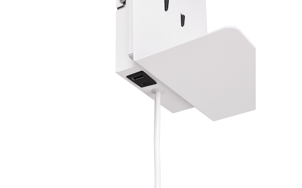 Trio Lighting Trio ELEMENT wandlamp | LED | wit mat | 16 x 20 cm | IP20 | 3W,1,5W | 220 lm, 2x 150 lm | 3000K | niet dimbaar Trio Lighting Trio ELEMENT wandlamp | LED | wit mat | 16 x 20 cm | IP20 | 3W,1,5W | 220 lm, 2x 150 lm | 3000K | niet dimbaar