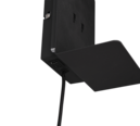 Trio Lighting Trio ELEMENT wandlamp | LED | mat zwart | 16 x 20 cm | IP20 | 3W,1,5W | 220 lm, 2x 150 lm | 3000K | niet dimbaar