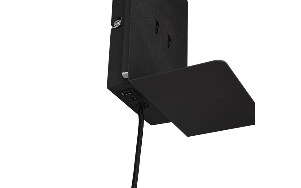 Trio Lighting Trio ELEMENT LED wall light | 1x 3W 220 lm 3000K | black | IP20 | 20 cm Trio Lighting Trio ELEMENT LED wall light | 1x 3W 220 lm 3000K | black | IP20 | 20 cm
