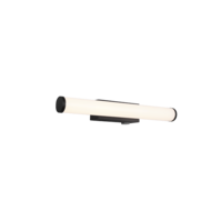 Trio MATTIMO wandlamp | LED | mat zwart | 40,4 x 5,5 cm | IP44