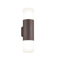 Trio HOOSIC wandlamp | roestkleur/wit | IP44 | E27 | 8,5 x 33 cm Trio HOOSIC wandlamp | roestkleur/wit | IP44 | E27 | 8,5 x 33 cm