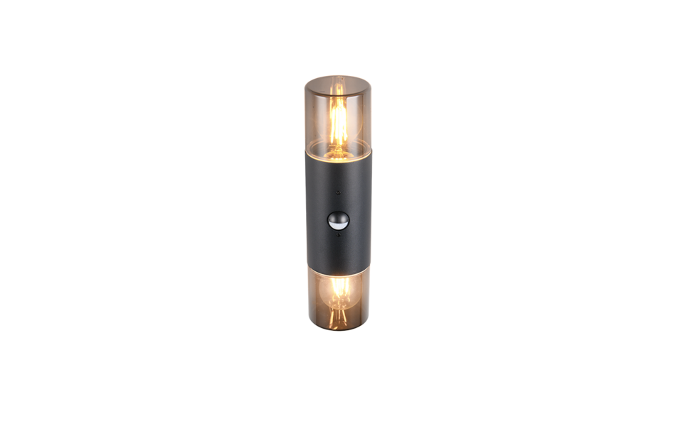 Trio Lighting Trio HOOSIC wandlamp | E27 Fitting | mat zwart met zwart | 8,5 x 33 cm | IP44 | excl. 2x E27 | max. 28W Trio Lighting Trio HOOSIC wandlamp | E27 Fitting | mat zwart met zwart | 8,5 x 33 cm | IP44 | excl. 2x E27 | max. 28W