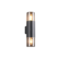 Trio Lighting Trio HOOSIC wall light | 2x E27 max 40W | black | 33 cm