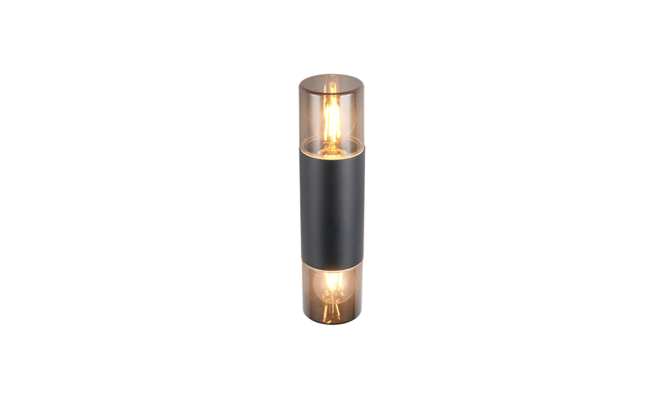 Trio Lighting Trio HOOSIC wall light | 2x E27 max 40W | black | 33 cm