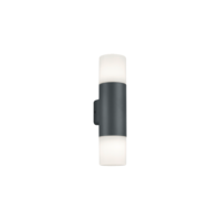 Trio HOOSIC wandlamp | E27 | antraciet/wit | 8,5x33 cm | uitv. 4 Trio HOOSIC wandlamp | E27 | antraciet/wit | 8,5x33 cm | uitv. 4