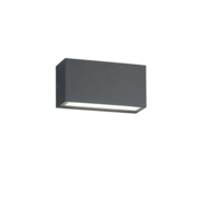 Trio TRENT wandlamp | LED | antraciet | 14 x 5 cm | IP65 Trio TRENT wandlamp | LED | antraciet | 14 x 5 cm | IP65
