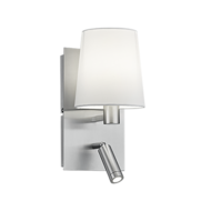 Trio MARRIOT wandlamp | LED | nikkel/wit | 14 x 30,8 cm | IP20