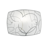Trio SPIRELLI wall light | E27 | white | IP20