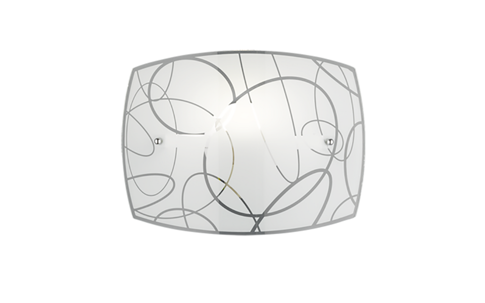 Trio Lighting Trio SPIRELLI wandlamp | E27 Fitting | wit | 30 x 22 cm | IP20 | excl. 1x E27 | max. 40W Trio Lighting Trio SPIRELLI wandlamp | E27 Fitting | wit | 30 x 22 cm | IP20 | excl. 1x E27 | max. 40W