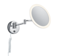 Trio Lighting Trio VIEW wandlamp | LED | chroom met wit | Ø 21,6 cm | IP44 | 1x 3W | 280 lm | 3000K | niet dimbaar
