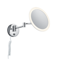 Trio VIEW wandlamp | LED | chroom met wit | Ø 21,6 cm | IP44