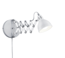 Trio Lighting Trio SCISSOR wandlamp | E14 Fitting | wit mat | Ø 15 cm | IP20 | excl. 1x E14 | max. 28W