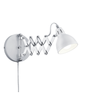 Trio SCISSOR wandlamp | wit mat | IP20 | E14 Fitting