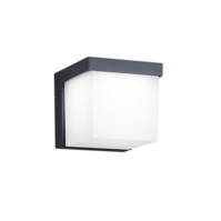 Trio YANGTZE wandlamp | LED | antraciet/wit | 12 x 11,7 cm | IP54 Trio YANGTZE wandlamp | LED | antraciet/wit | 12 x 11,7 cm | IP54