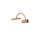 Trio Lighting Trio CURTIS wandlamp | LED | oud brons | 18 x 35 cm | IP20 | 1x 4W | 430 lm | 3000K | dimbaar