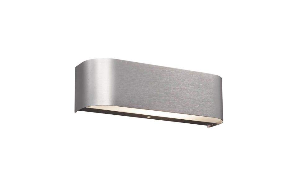 Trio Lighting Trio ADRIANO wandlamp | LED | geborsteld aluminium met wit | 30 x 6 cm | IP20 | 2x 3,1W | 310 lm | 3000K | niet dimbaar Trio Lighting Trio ADRIANO wandlamp | LED | geborsteld aluminium met wit | 30 x 6 cm | IP20 | 2x 3,1W | 310 lm | 3000K | niet dimbaar