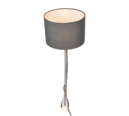 Trio Lighting Trio HOTEL wandlamp | LED | E14 Fitting | nikkel mat met grijs | 20 x 23,5 cm | IP20 | excl. 1x E14 | 1x 3,1W | 310 lm | 3000K