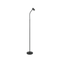 Trio Lighting Trio TARYN vloerlamp | GU10 Fitting | mat zwart | Ø 20 cm | IP20 | excl. 1x GU10 | max. 5W