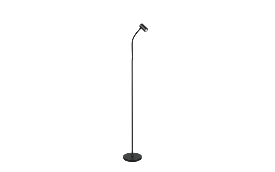 Trio Lighting Trio TARYN floor lamp | 1x GU10 | black | Ø 20 cm | IP20 | 150 cm Trio Lighting Trio TARYN floor lamp | 1x GU10 | black | Ø 20 cm | IP20 | 150 cm