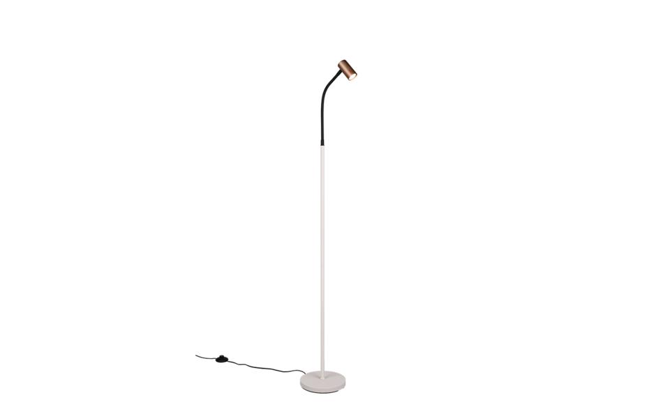Trio Lighting Trio TARYN floor lamp | 1x GU10 | mocha brown | Ø 20 cm | IP20 | 150 cm