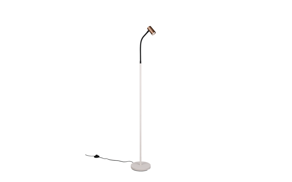 Trio Lighting Trio TARYN floor lamp | 1x GU10 | mocha brown | Ø 20 cm | IP20 | 150 cm