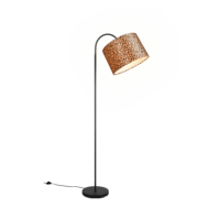 Trio PARDINA vloerlamp | mat zwart | IP20 | E27 Fitting