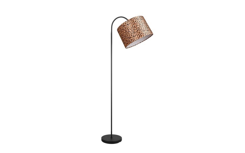 Trio Lighting Trio PARDINA floor lamp | 1x E27 max 40W | black | Ø 35 cm | IP20 | 207 cm