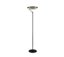 Trio Lighting Trio DIOS vloerlamp | LED | mat zwart | Ø 40 cm | IP20 | 1x 21W | 2500 lm | 2300+3000+4000K | dimbaar